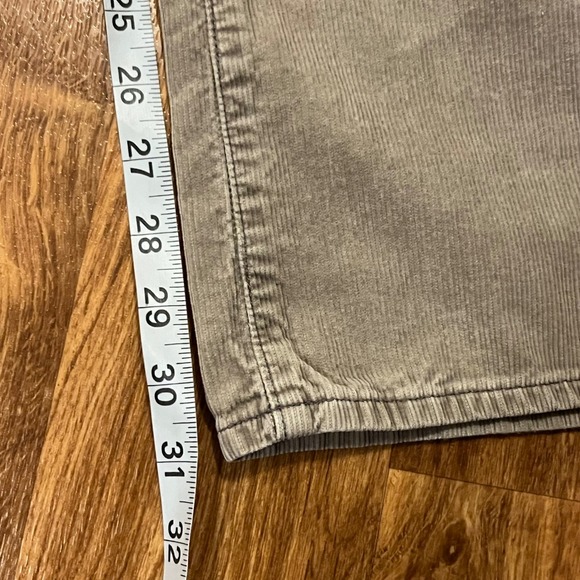 GAP 1969 Corduroy Pants Men 34x32 Tan Low Rise Straight‎ Fit - Picture 4 of 7